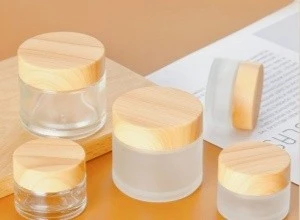 45ml Transparent Cream Bottle Cosmetic Bottle Glass Bottle
